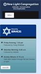 Mobile Screenshot of newlightcongregation.org